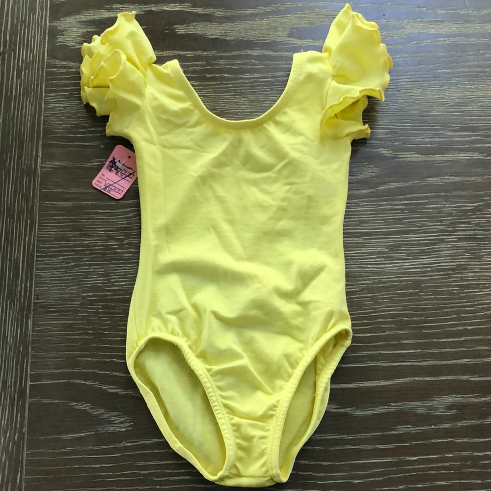Yellow bodysuit